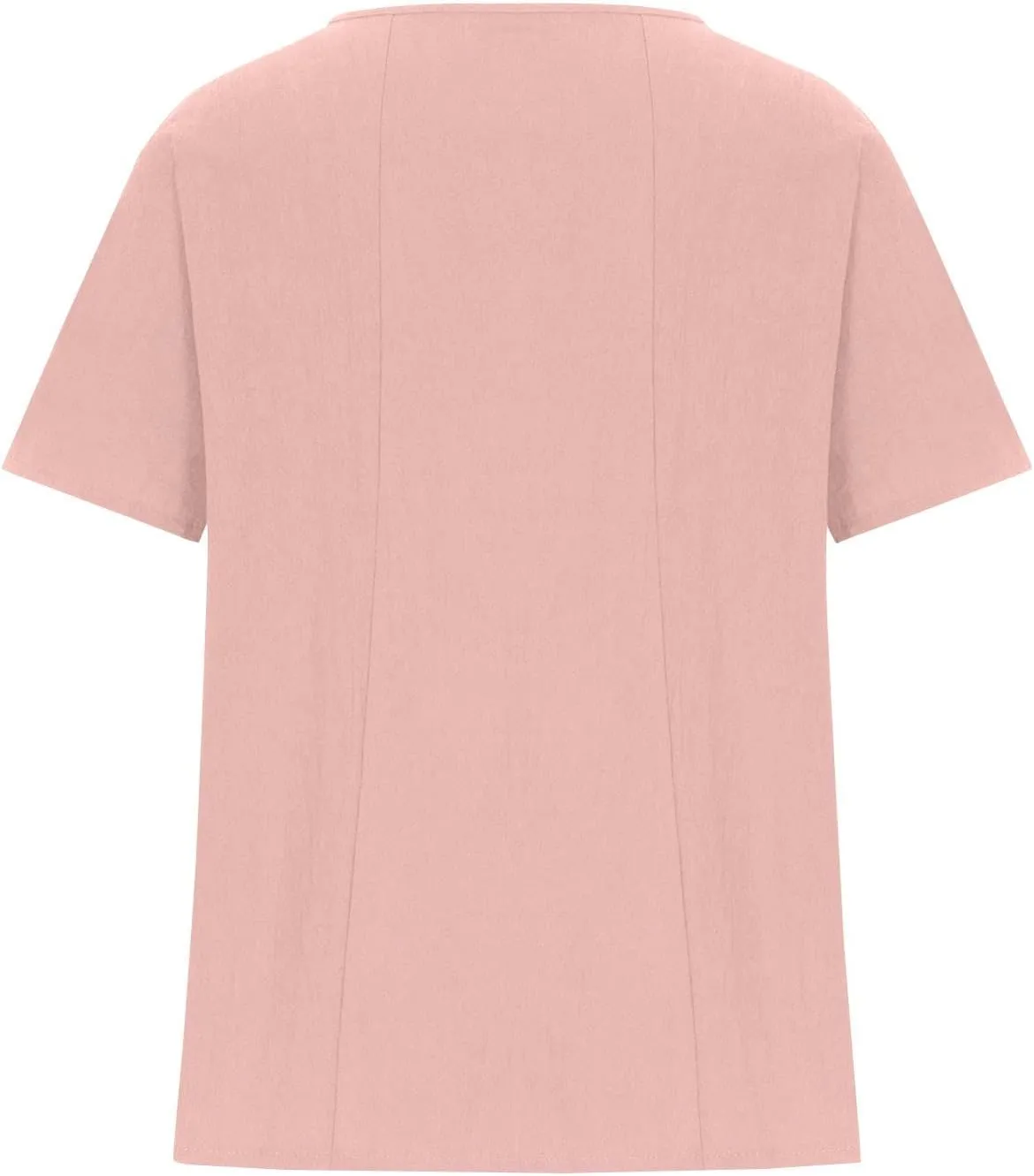 Women Floral Print Linen Shirts Short Sleeve Gauze Tops Loose Fit Cotton Blouses Trendy 2024 Clothing