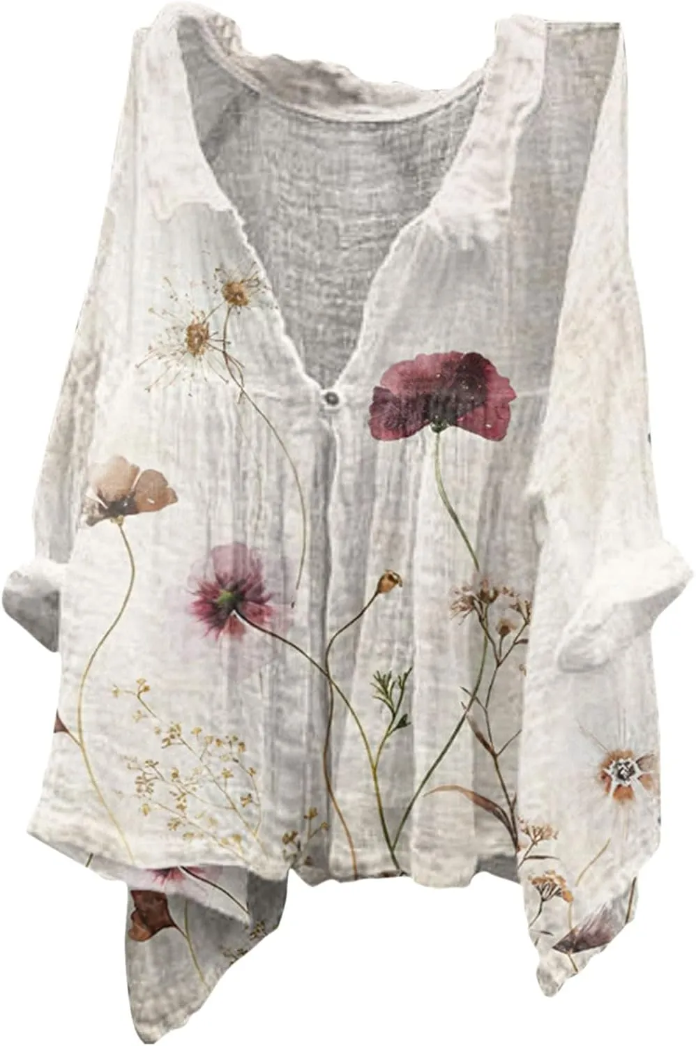 Women Sleeveless Linen Shirts Summer Casual Crewneck Tank Top Loose Solid Dressy 2025 Blouse Tunic