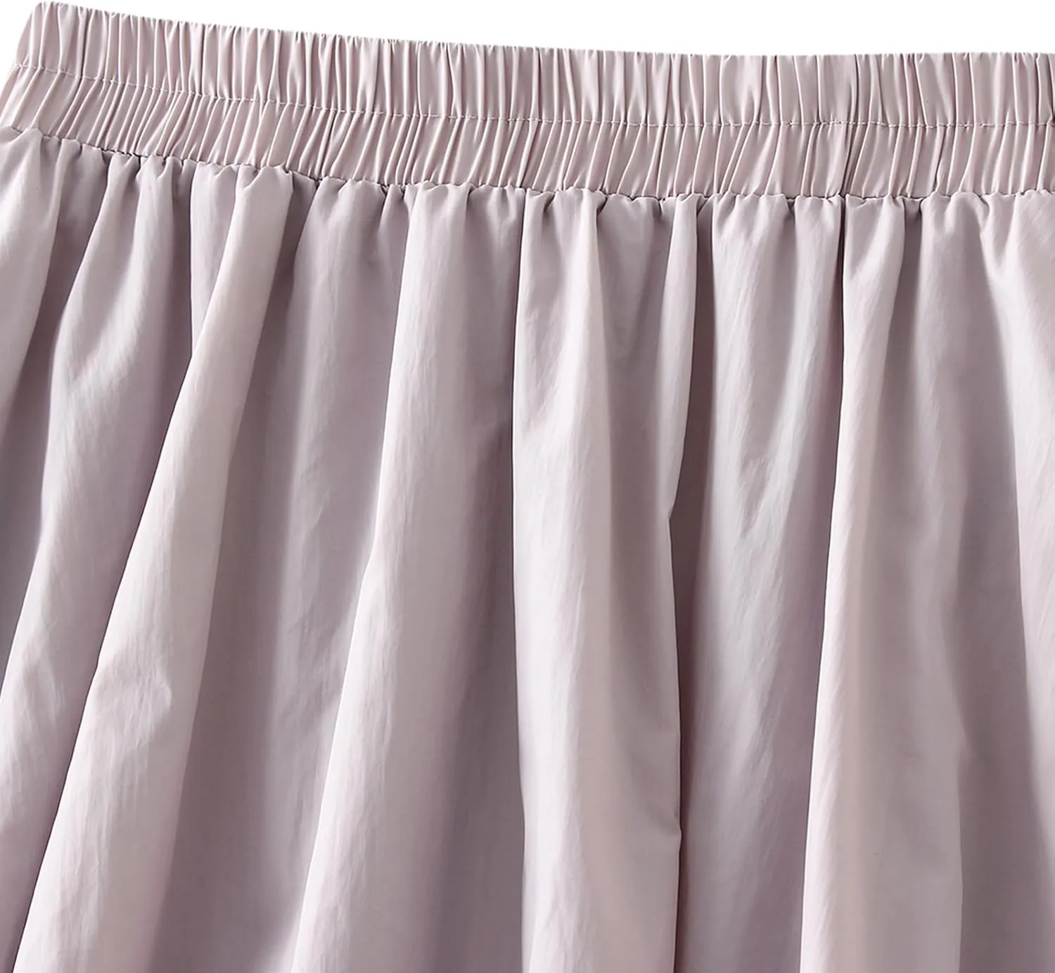 Women's Bubble Long Skirts Elegant Elastic Waist Balloon Ruffle Solid Color A-Line Casual Flowy Beach Puff Skirts