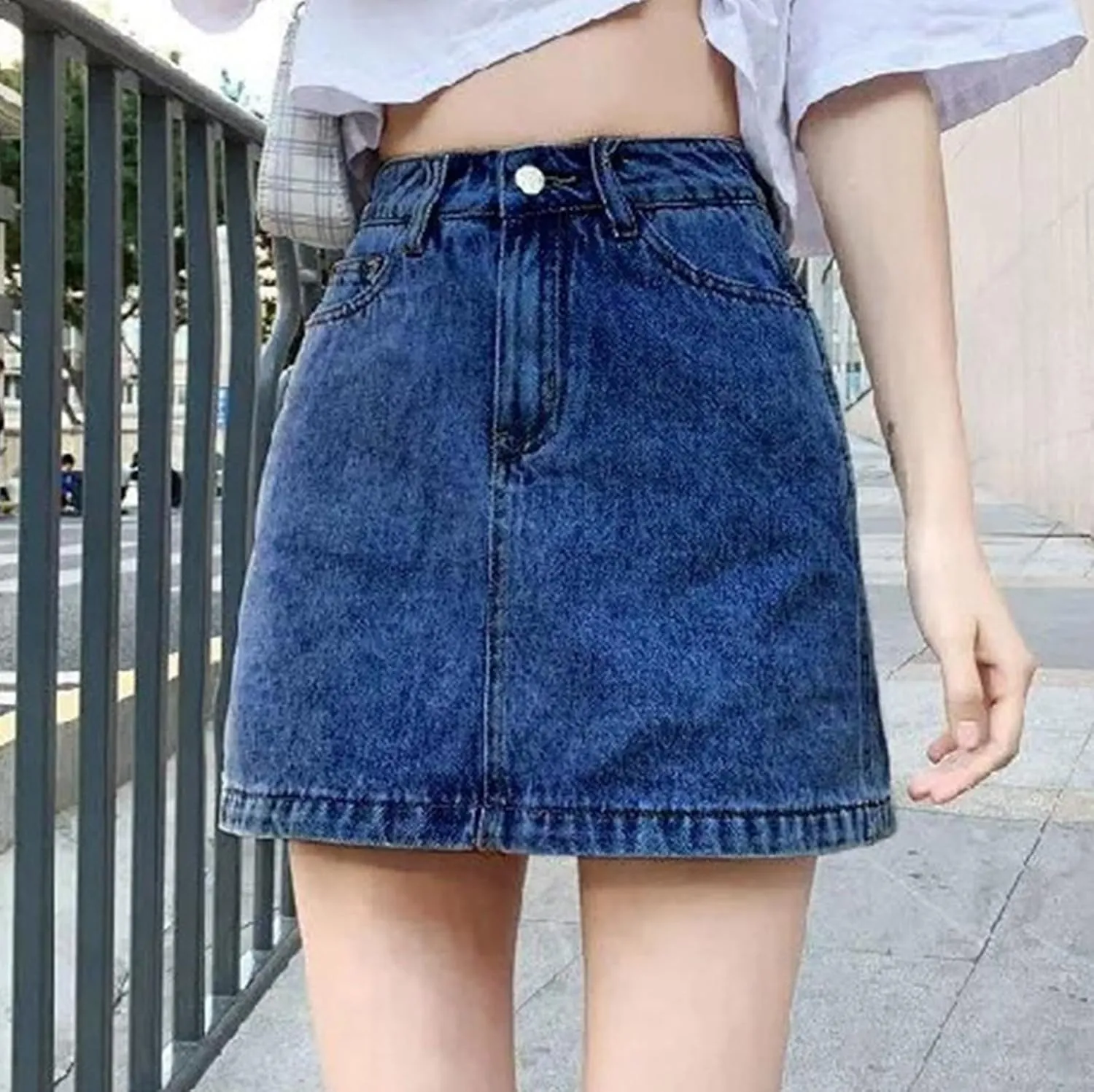Womens Denim Skirts High Waisted Casual Stretchy Trendy Baggy Teen Girls Summer Slim Fit Y2k Relaxed Fit Jean Shorts