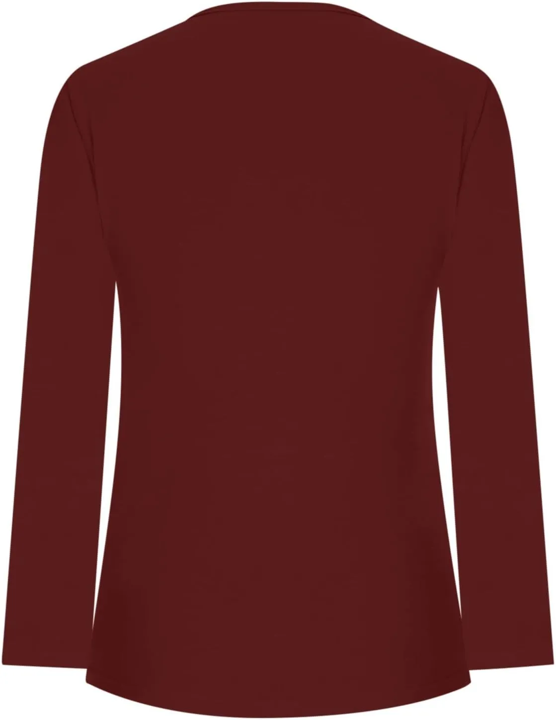 Womens Fall Fashion Tunic Shirts Long Sleeve Button Down Tops Casual Loose Comfy Blouses Empire Waist Clothes