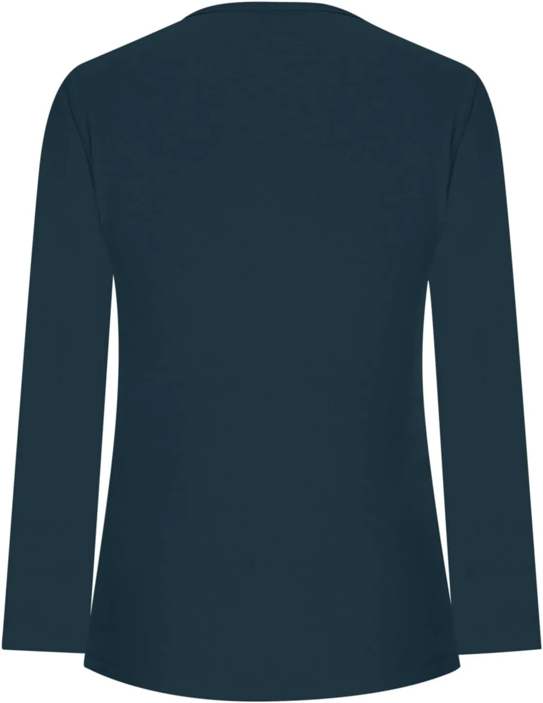 Womens Fall Fashion Tunic Shirts Long Sleeve Button Down Tops Casual Loose Comfy Blouses Empire Waist Clothes