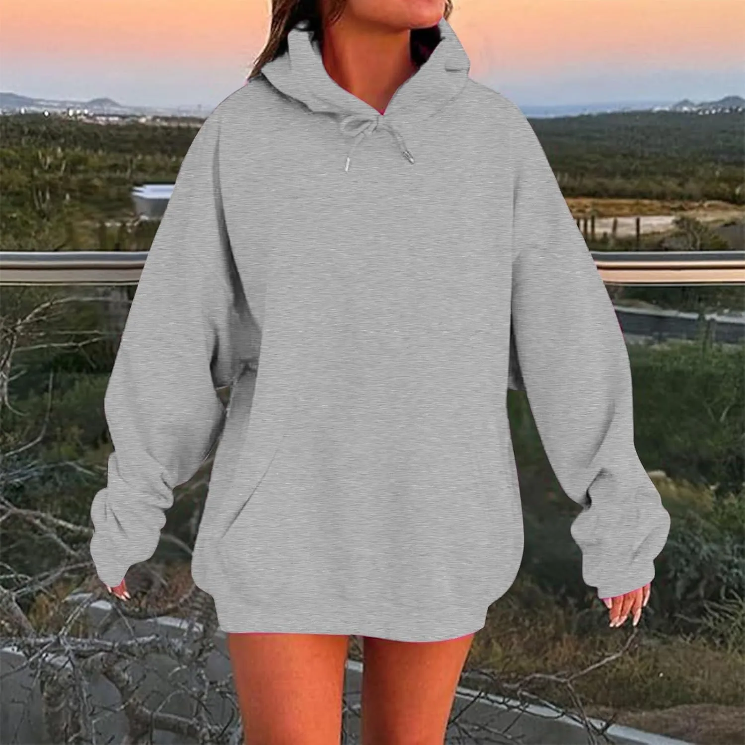 Womens Oversized Hoodies Sweatshirt Pullover Fleece Sweaters Long Sleeve Winter Fall Outfits Fashion Y2k Cute Clothes