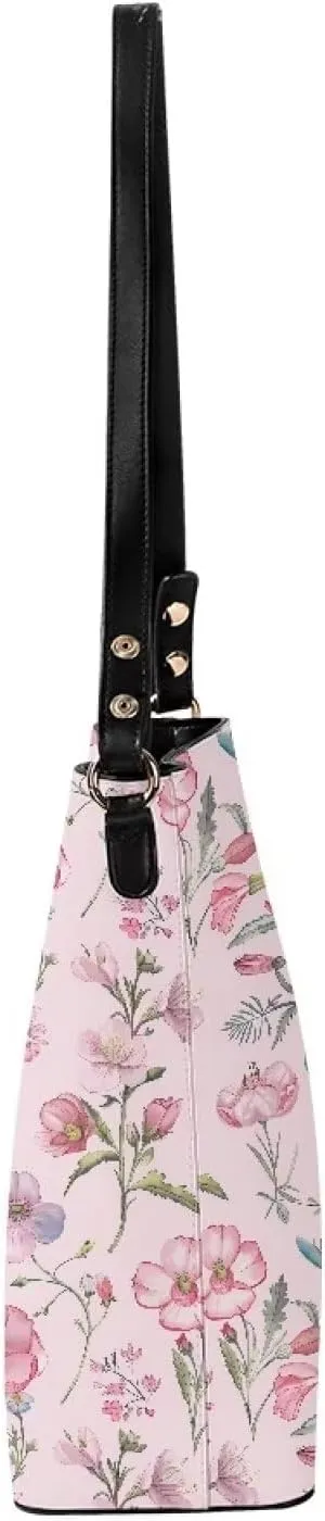 Women's Soft Leather Hobo Handbags Tote Purses Shoulder Bucket Bags Designer Crossbody Large for Ladies Christmas