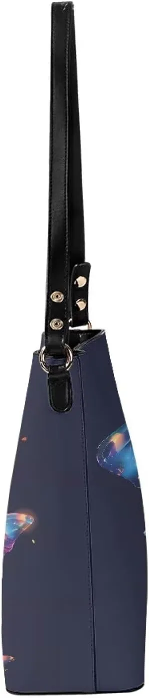 Women's Soft Leather Hobo Handbags Tote Purses Shoulder Bucket Bags Designer Crossbody Large for Ladies Christmas