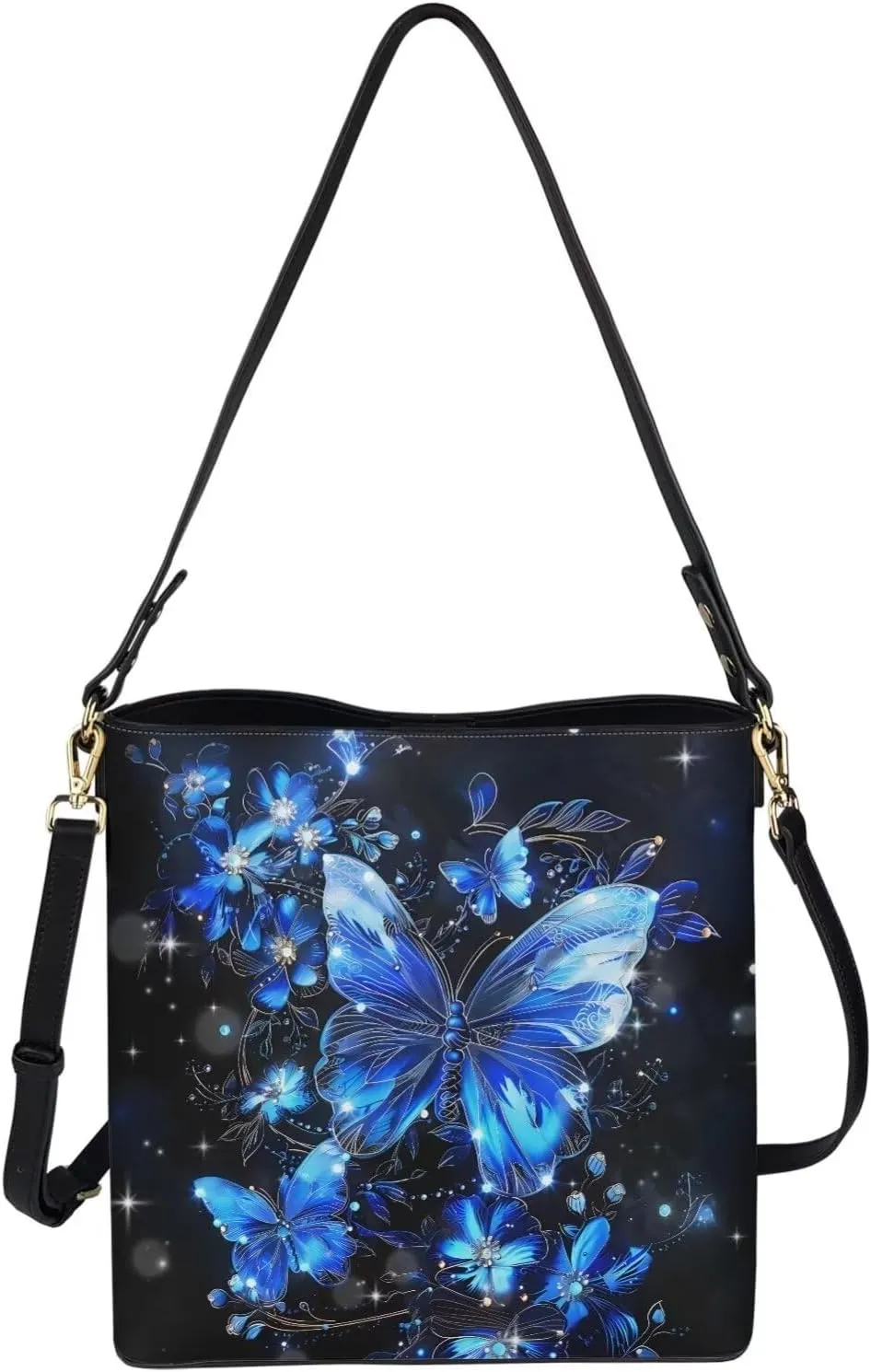 Women's Soft Leather Hobo Handbags Tote Purses Shoulder Bucket Bags Designer Crossbody Large for Ladies Christmas
