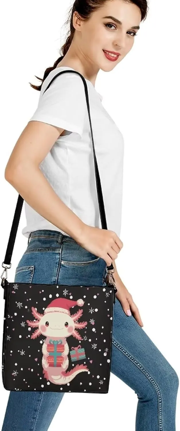 Women's Soft Leather Hobo Handbags Tote Purses Shoulder Bucket Bags Designer Crossbody Large for Ladies Christmas