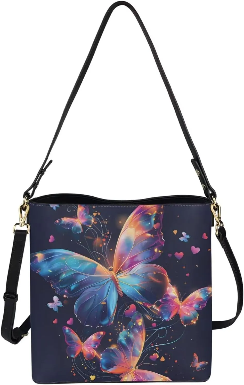 Women's Soft Leather Hobo Handbags Tote Purses Shoulder Bucket Bags Designer Crossbody Large for Ladies Christmas