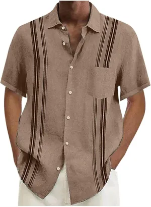 ZYXTIM Hawaiian Shirt for Men Short Sleeve Floral Print Button Down Loose Casual Tropical Holiday Summer Beach Tops Big&Tall